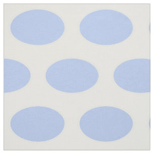Baby blue ovaler på vit bakgrund tyg