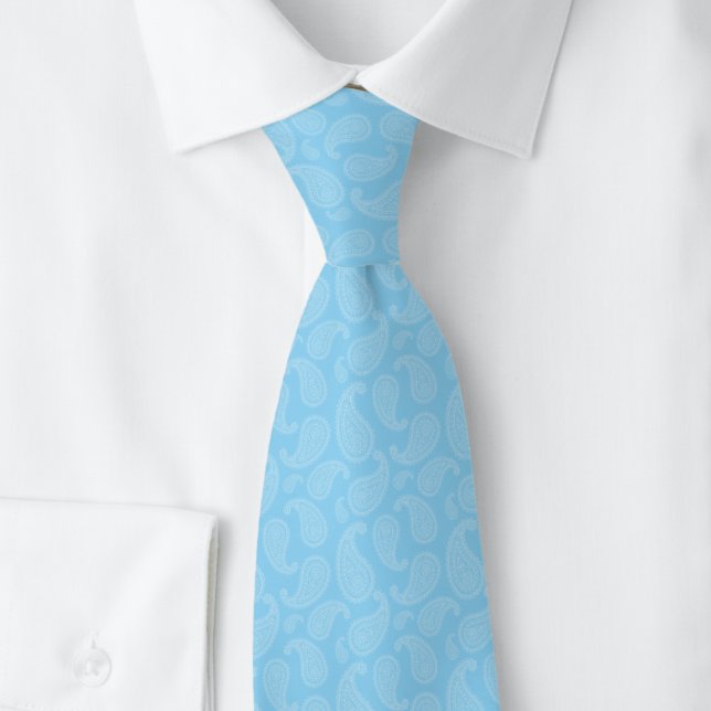 Baby Blue Paisley Slips (Skapare uppladdad)