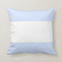 Baby blue Pastel & White Pub-design Kudde