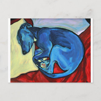 "Baby blue" pipett Vykort