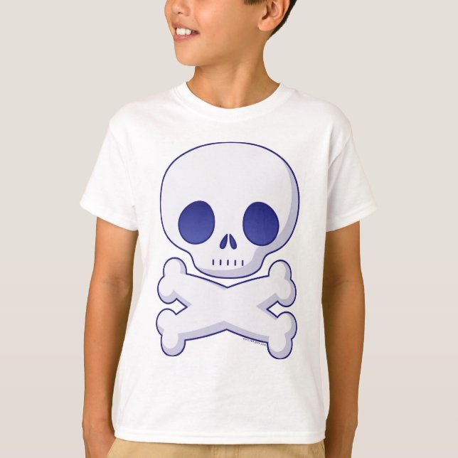 Baby blue pirat (barnet) t-shirt (Framsida)