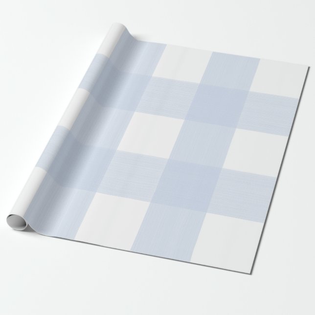 baby blue planerad presentpapper (Utrullad)