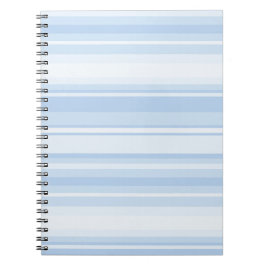 Baby blue rand anteckningsbok med spiral