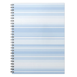 Baby blue rand anteckningsbok med spiral