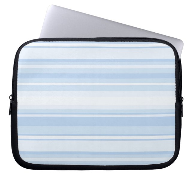 Baby blue rand laptop sleeve (Framsidan)