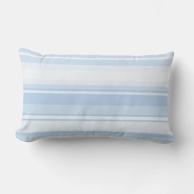 Baby blue rand lumbarkudde (Framsida)