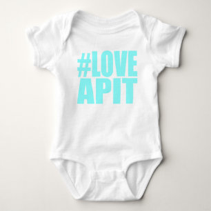 Baby blue Ranka för #LOVEAPIT ANNAN FÄRGNYTTA T Shirt