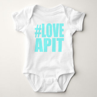 Baby blue Ranka för #LOVEAPIT ANNAN FÄRGNYTTA T Shirt