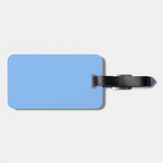 baby blue resggaggtagg bagagebricka (Baksida Vågrät)