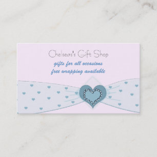 Baby Blue Ribbon Boutique Visitkort