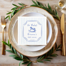 Baby blue roterande sketch för häst, babydusch