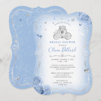 Baby blue Silver Cinderella Princess Möhippa