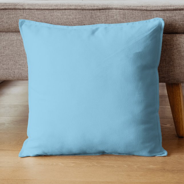 Baby blue Solid Färg | Klassisk | ELEGANT Kudde (Skapare uppladdad)