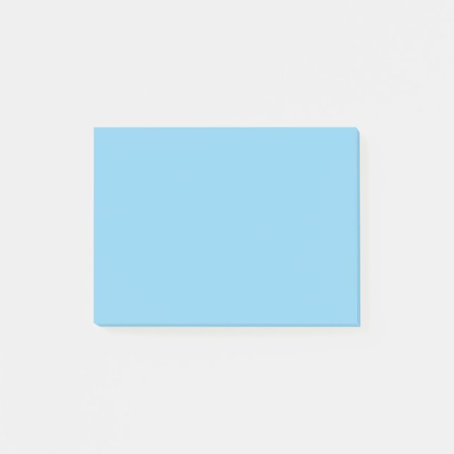 Baby blue Solid Färg | Klassisk | ELEGANT Post-it Block (Framsida)