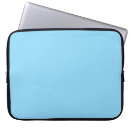 Baby blue Solid Färg Laptop Fodral