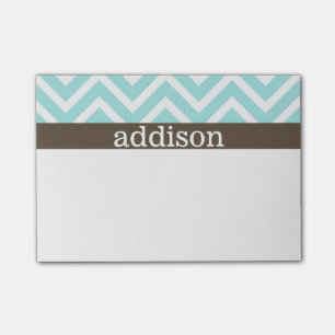 Baby blue sparrerandar post-it block
