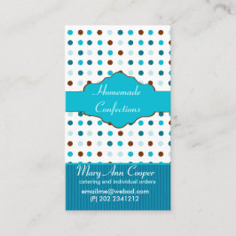 Baby blue Sweety Visitkort