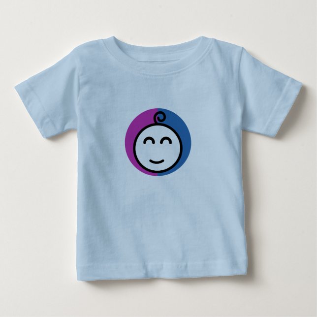 Baby blue T-Shirt (0-24M) (Framsida)