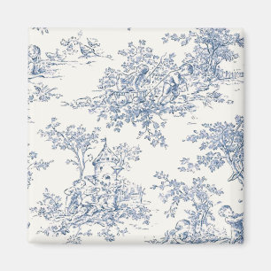 Baby blue Toille magnet