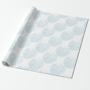 Baby blue vanlig hortensia presentpapper