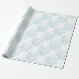 Baby blue vanlig hortensia presentpapper