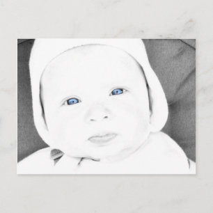 Baby blue vykort