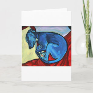 "Baby blue" Whippet valp Kort