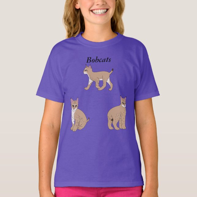 Baby Bobcat-barn T Shirt (Framsida)