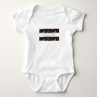 Baby Body Jersey - Uppvuxen med mod Uppfödd med kä T Shirt
