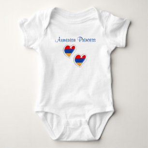 Baby Body Kostym Armenian Princess Hjärta Tee