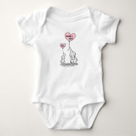 Baby Body Kostym: Pappor Girl Mamma Princess T Shirt