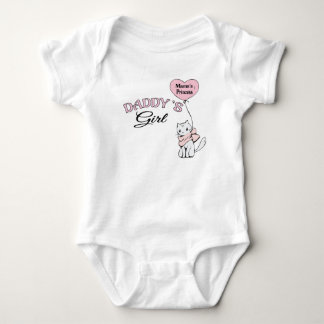 Baby Body Kostym: Pappor Girl Mamma Princess T Shirt