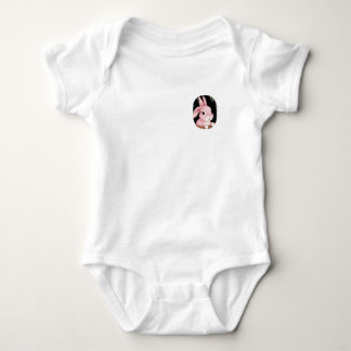 🐰 Baby Body med Liten Rosa Kanin T Shirt
