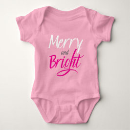 Baby Body : Merry and Bright (rosa) T Shirt
