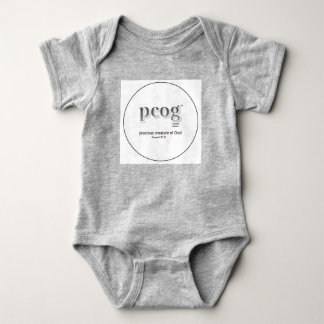 Baby body "PCOG" med skrift och hjärta T Shirt