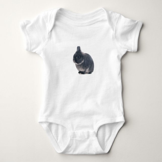 Baby Body Suit - Bunny  T Shirt (Framsida)