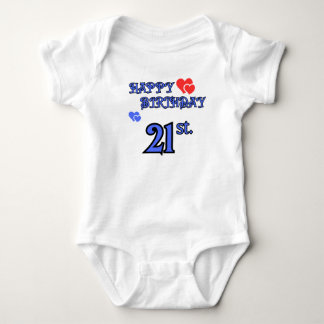 Baby Bodydräkt Birthday 21 T Shirt