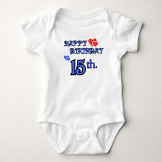Baby Bodydräkt födelsedag 15 T Shirt