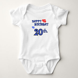 Baby Bodydräkt födelsedag 20 T Shirt