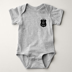 Baby Bodykostdräkt Baby polisen Baby Bodykostdräkt T Shirt