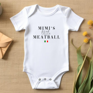 Baby-bodykostdräkt Little Meatball Italia Baby T Shirt