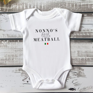 Baby-bodykostdräkt Little Meatball Italia Baby T Shirt