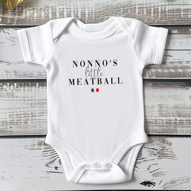 Baby-bodykostdräkt Little Meatball Italia Baby T Shirt (Skapare uppladdad)