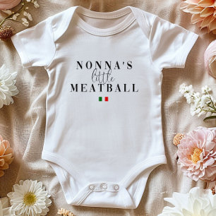 Baby-bodykostdräkt Little Meatball Italia Baby T Shirt