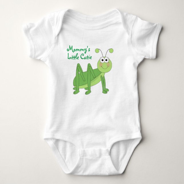Baby Bodykosten/Cute Grasopper Tee Shirt (Framsida)