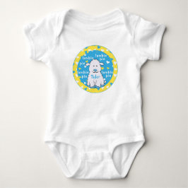Baby Bodykosten Lambie Paj Blue/Gult T Shirt