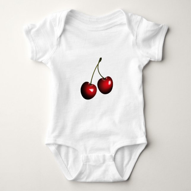 Baby Bodykosten med Sweet Cherry T Shirt (Framsida)