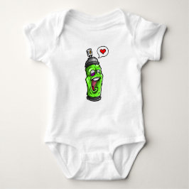 Baby Bodykostydräkt Graffiti Kärlek Spray Paint T Shirt