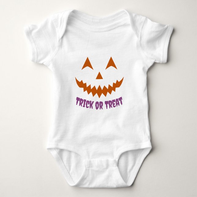 baby Bodykostym "A Friendly Ansikte" T Shirt (Framsida)