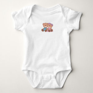 Baby Bodykostym/kute Bears Tee Shirt